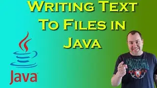 Writing Text To Files in Java