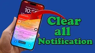 how to clear all notifications on iphone