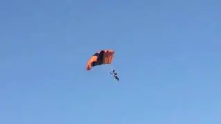 The Golden Knights Army Parachute Team Drops Into Nats Park