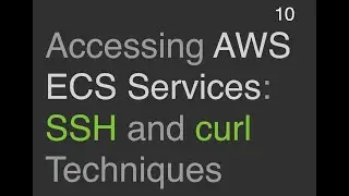 Accessing AWS ECS Services: SSH and Curl Techniques