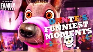 COCO | Funniest DANTE The Loveable Dog Moments - Disney Pixar Animation