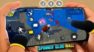 SPINNER GlOOWALL TUTORIAL HANDCAM POCO F4 GT📲 SETTINGS⚙️ HUD + SENSI + DPI [FREE FIRE HIGHLIGHTS]😍