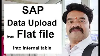 SAP Data Upload from Flat file