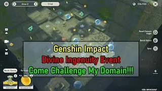 Divine Ingenuity Event, Come Challenge My Domain!!! | Genshin Impact