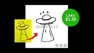 Bikin Ilustrasi Simpel yang Laku di Microstock - Ubah Gambar jadi Vector untuk Shutterstock