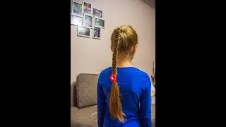 Как плести косички. Вариант 2. How to weave braids. Variant 2.