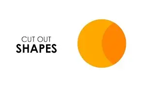 How to cut out shapes in Photoshop  | Cut Text in Photoshop  | Tutorial For Beginners l