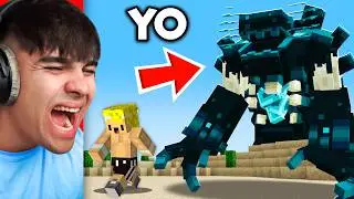 Añadí MUTANTES al Mundo de Mi Amigo en Minecraft