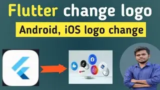 How to change flutter logo and icon.||Flutter ka logo kaise change kre.||