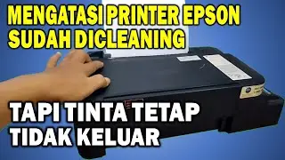 Epson L120 L121 Black ink not printing after head cleaning | manual ink flush Epson printer