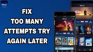 How To Fix And Solve Too Many Attempts Try Again Later On Disney+ App | Final Solution