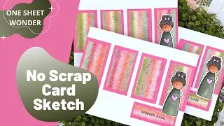 6x6 Paper NO Scraps | Combining Old and New Supplies