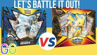 Urshifu V vs Pikachu V Collection Box