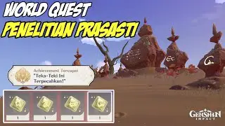 World Quest Penelitian Prasasti Dan Lokasi 4 Prasasti - Genshin Impact