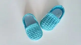 ПИНЕТКИ МОКАСИНЫ  С УЗОРОМ/ПИНЕТКИ КРЮЧКОМ ДЛЯ НАЧИНАЮЩИХ/ПОДОШВА 10 СМ/CROCHET/knitted booties