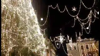 Prižig prazničnih luči v Ljubljani