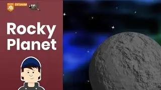 How to create a rocky planet with GIMP [2.1] and Blender [2.8]