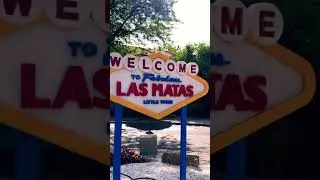 This small town in Madrid called Las Matas made a welcome sign in homage to Las Vegas