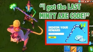 I Played Fortnite With The Kid That Got The Last Working Minty Axe Code! Minty Axe Code 2020