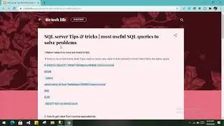 some sql useful queries | most  sql userful queries 