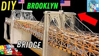 How I Made The BROOKLYN BRIDGE REPLICA OUT OF WOOD