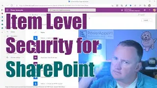 PowerApps SharePoint Item Level Permissions via Power Automate