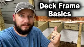 Deck Frame Basics | How I Framed My 4 x 8 Foot Deck