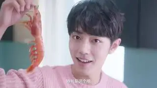 【肖戰】《德國雙立人蝦色菜刀》肖戰在線教學製作瘦身沙拉