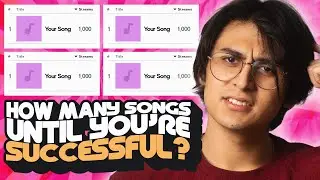 How much music should you release before seeing success?