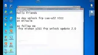 Huawei y3II Lua u22 frp unlock 2020 Miracle box & crack