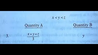 Problem 3 - Official GRE Practice Test 1 - Quantitative portion