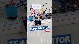 ESP32 Project: Live Temp & Humidity Display with OLED Screen