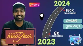 My Jouney from 6K subscribers to 180K Subscribers in 2023 | 2024 Roadmap Discussion