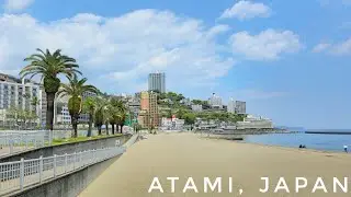 Morning Walk in Atami 🏖️ A Quaint Japanese Resort Town 🌴