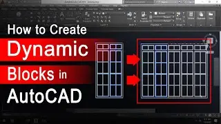 AutoCAD Dynamic Windows Block Tutorial