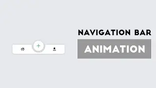 Navigation Bar Animation | Using HTML & CSS, JS | 2019