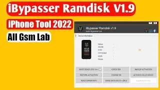 iBypasser Ramdisk V1.9 Crack 2022 🔥🔥 Hello Device Bypass | ios15/16 Erase data dfu