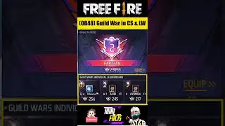 Guild War in Clash Suqad and Lone Wolf ⚔️ Free Fire OB48 NEw Update