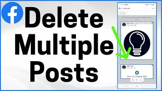 How to Delete Multiple Posts at Once on Facebook! (NEW)