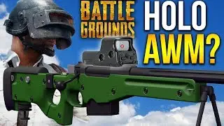 HOLO SIGHT SILENCED AWM PlayerUnknowns Battlegrounds Gameplay