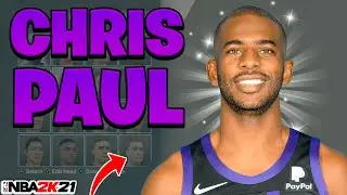 *NEW* CHRIS PAUL FACE CREATION NBA 2K21! HOW TO BUILD 