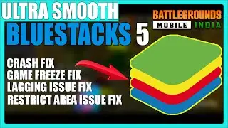 BGMI EMULATOR BLUESTACKS 5 CRASH AND FREEZE ERROR FIX | TECHNEETWAYT | 100%