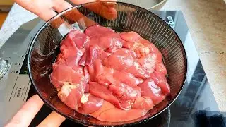 Если есть куриная печень всегда готовлю эту вкуснятину❗️This is not how you cooked chicken liver.