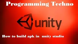 How to build apk in  unity studio