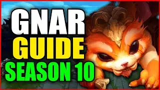 How to Play GNAR for BEGINNERS (Best Build, Runes, Season 10) S10 Gnar Gameplay Guide