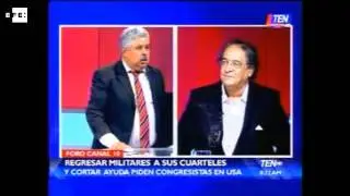 Asesor de Presidencia hondureña agrede a aspirante presidencial en televisión