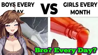 [Bros, Y'all Wild] Boys vs. Girls Meme Reaction