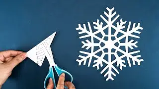How to make Snowflakes out of paper - Christmas Decor - Snowflake #54