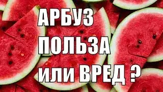 Арбуз польза или вред. Последние открытия ученых и медиков.