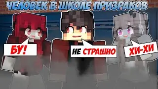 Майнкрафт но я Человек в Школе Призраков